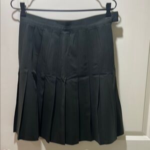 British Khaki Knee-Length Skater Skirt size 12